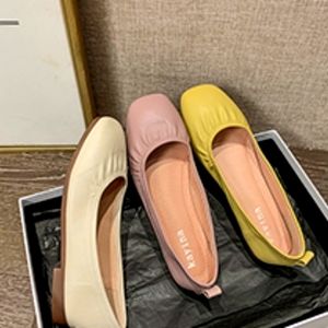 Flat City Pastel Shoes Square Toe